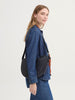 NICE THINGS - HALF MOON HANDBAG - NAVY