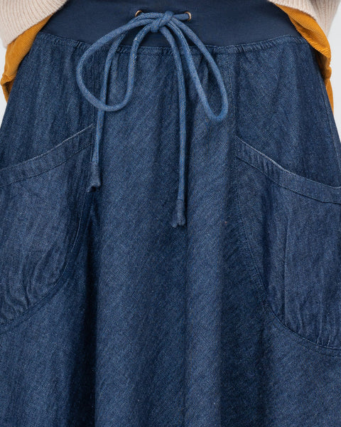 BOOM SHANKER - Guru Skirt - DARK DENIM