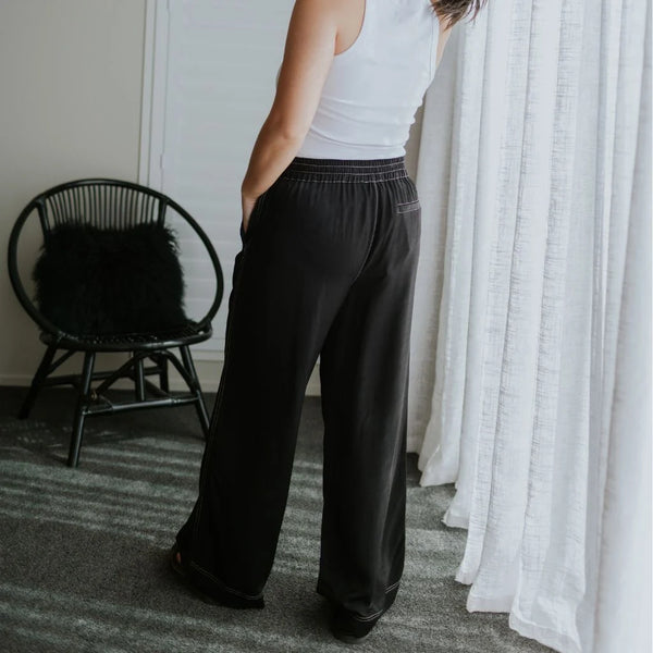 MOKE - BOWIE WOMENS PANTS - BLACK