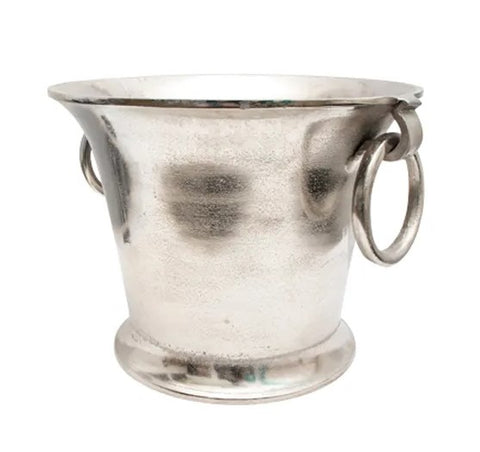 French Country Silver Ring Champagne Bucket