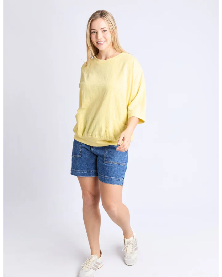 ELM FUNDAMENTAL MAZIE SWEAT - BANANA