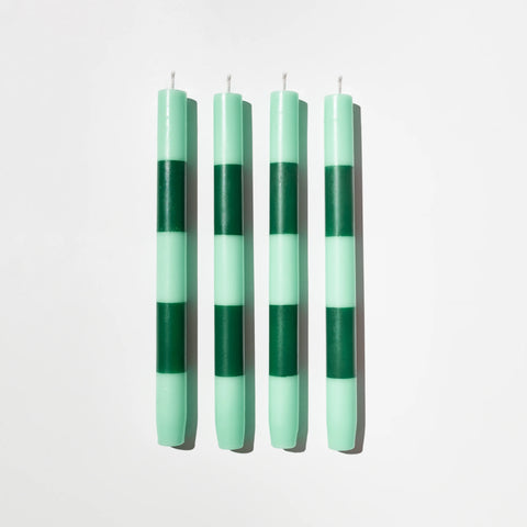 Fazeek FOUR x STRIPED CANDLES - JADE + GREEN