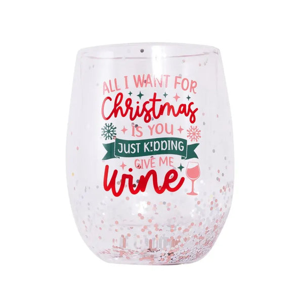 SPLOSH - CHRISTMAS WINE STEMLESS GLASS