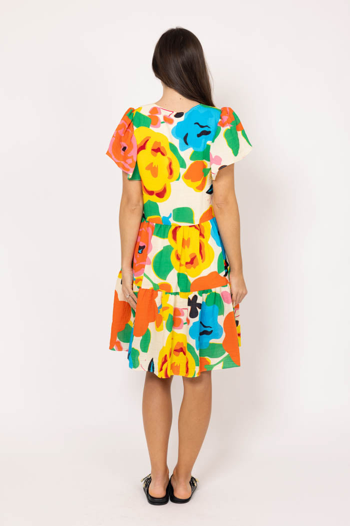 CHARLO - FRAN DRESS - BRIGHT FLORAL