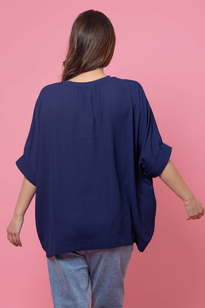 CHARLO - LOLA SWING TOP - NAVY