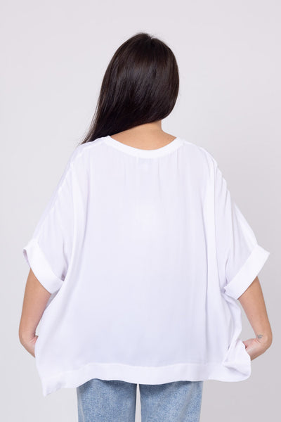 CHARLO - LOLA SWING TOP - WHITE