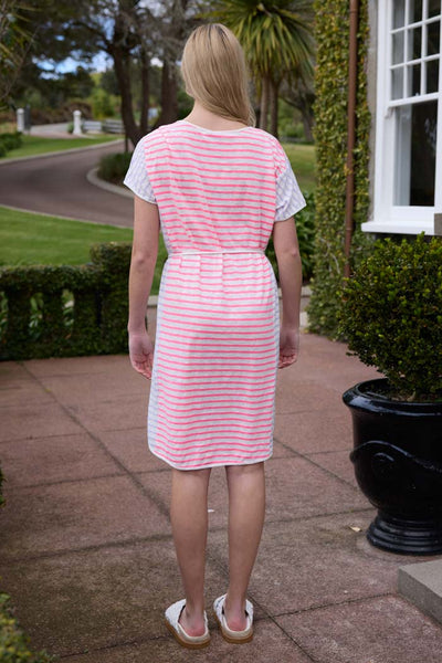 CHARLO - GRACIE T-SHIRT DRESS - FLURO