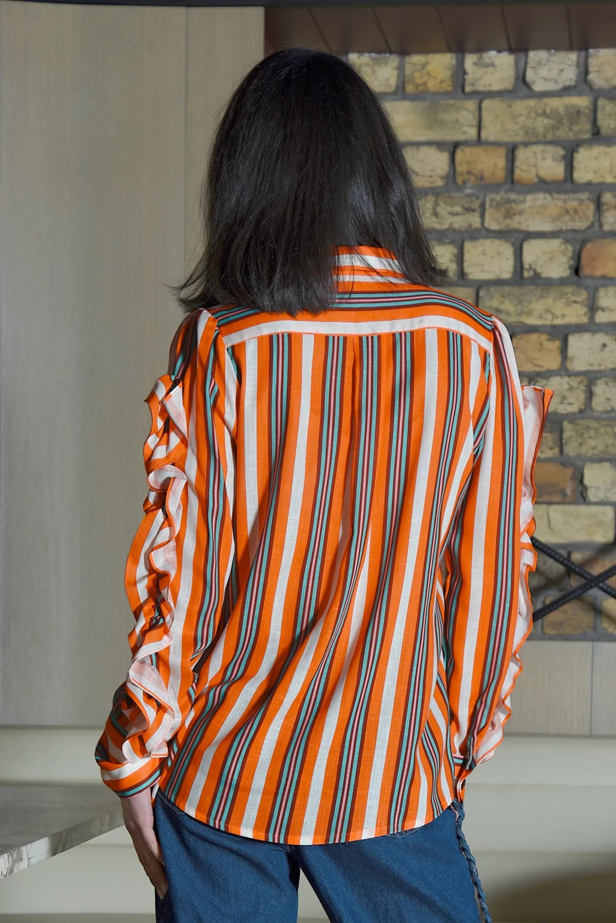 COOPER - LOW BLOWS SHIRT - ORANGE STRIPE