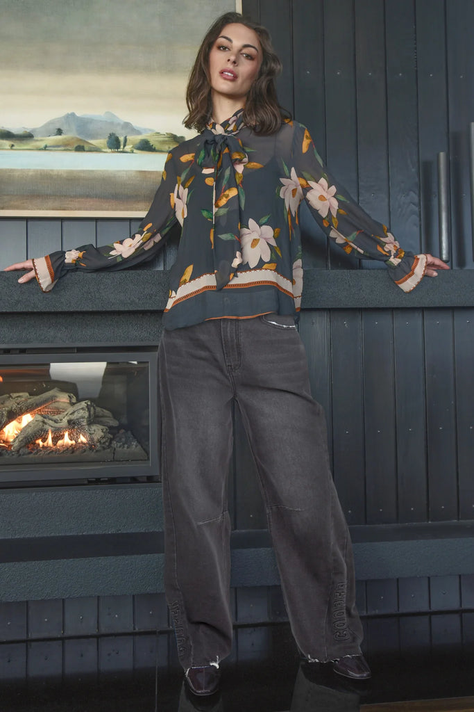 COOPER - SHE'S THE EM-BOSS JEAN - BLACK DENIM