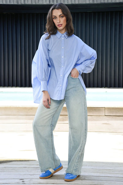COOPER - SHE'S THE EM-BOSS JEAN - COOL WASH DENIM