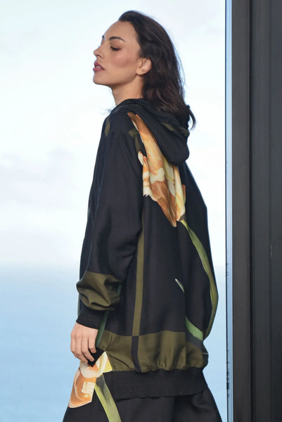 COOPER - CLASS HALF FULL HOODIE - OLIVE TULIP