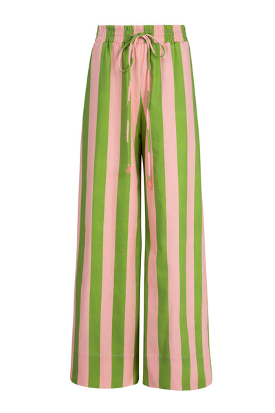 COOPER - SEVILLE STROLLS PANT - BLUSH/GREEN STRIPE