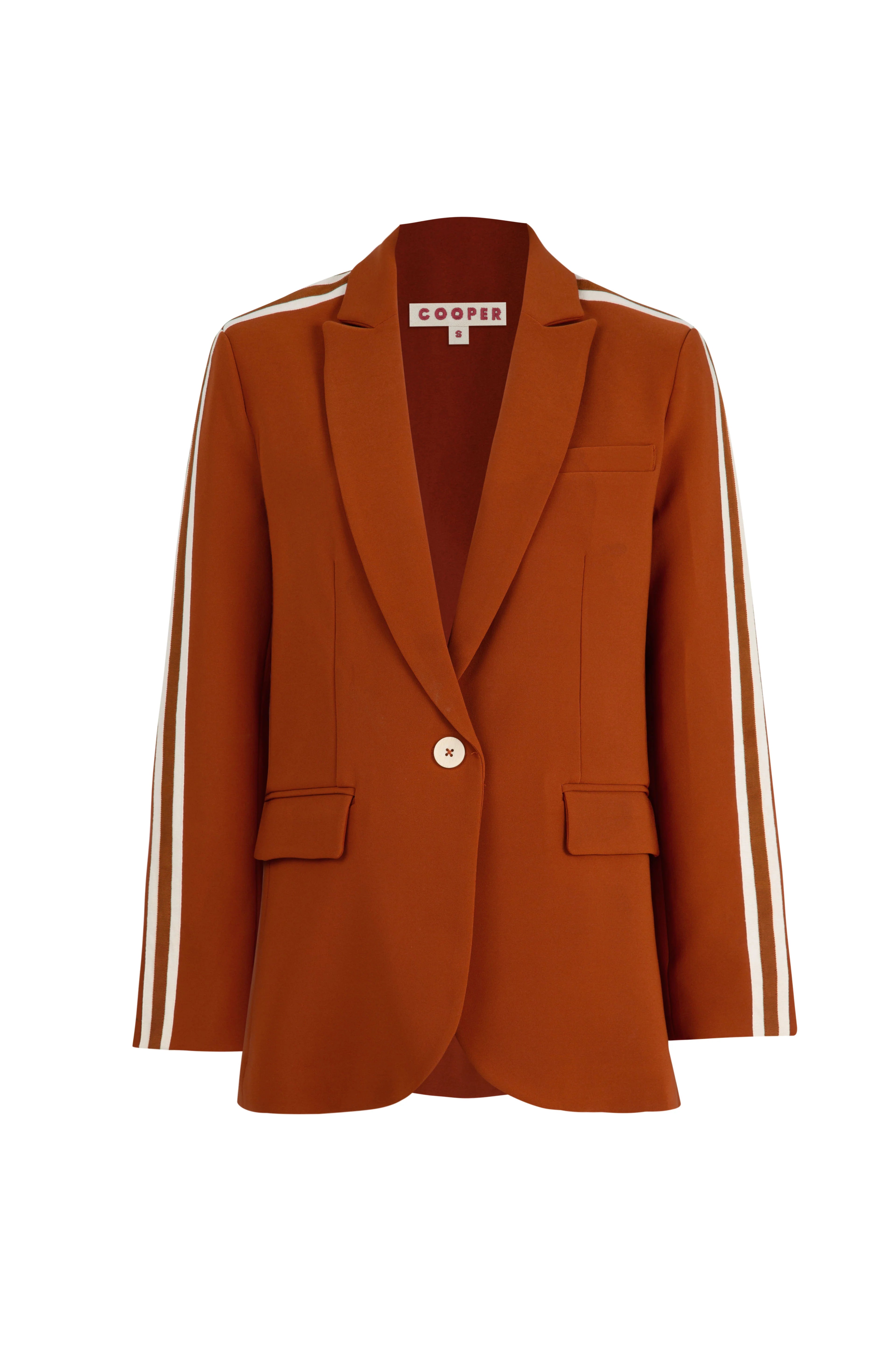 COOPER - BLAZERS EDGE JACKET - CINNAMON