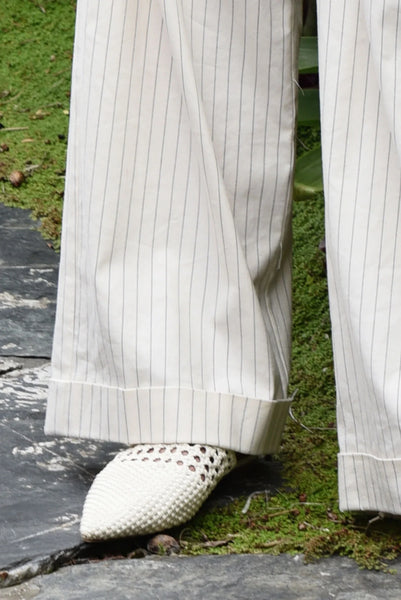 COOPER - RAISE THE BAR PANT - CREAM PINSTRIPE