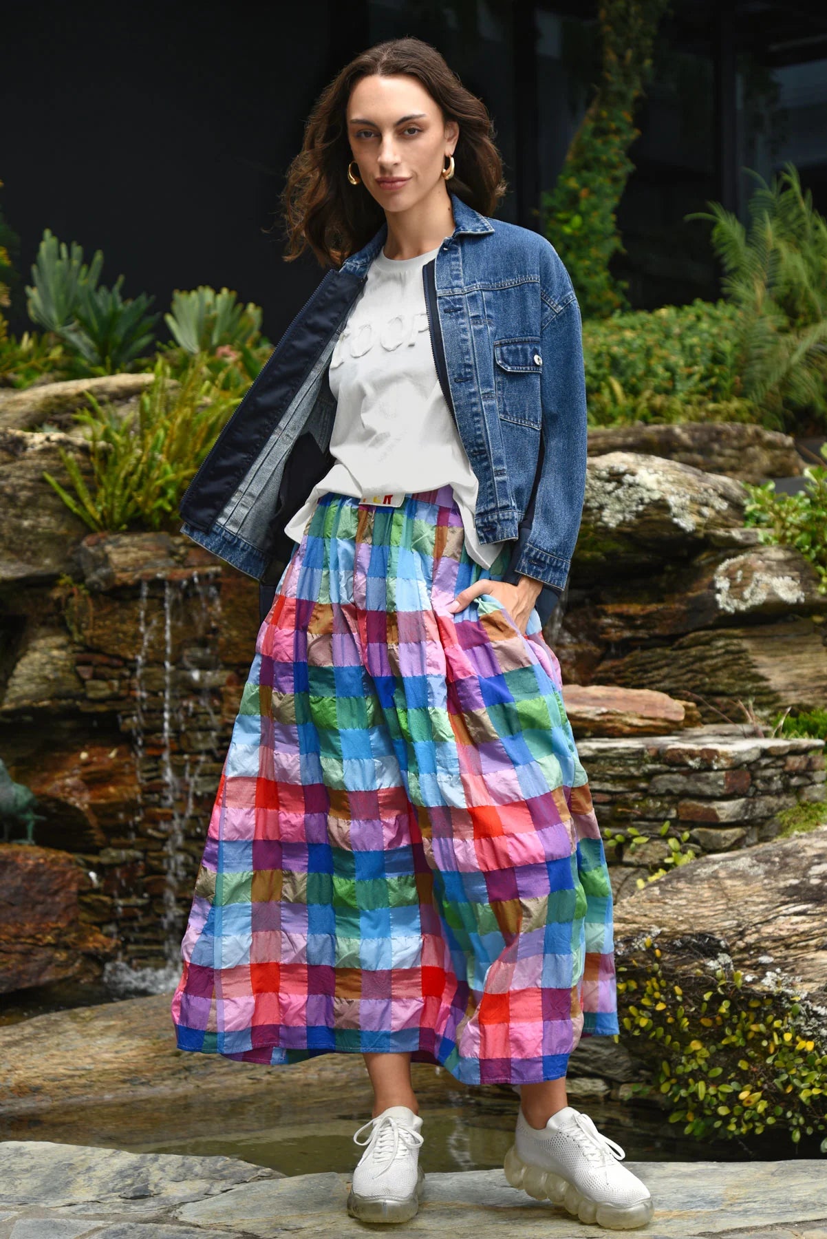 COOPER -  FORWARD MOTION SKIRT - GINGHAM