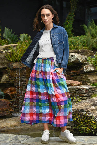 COOPER -  FORWARD MOTION SKIRT - GINGHAM