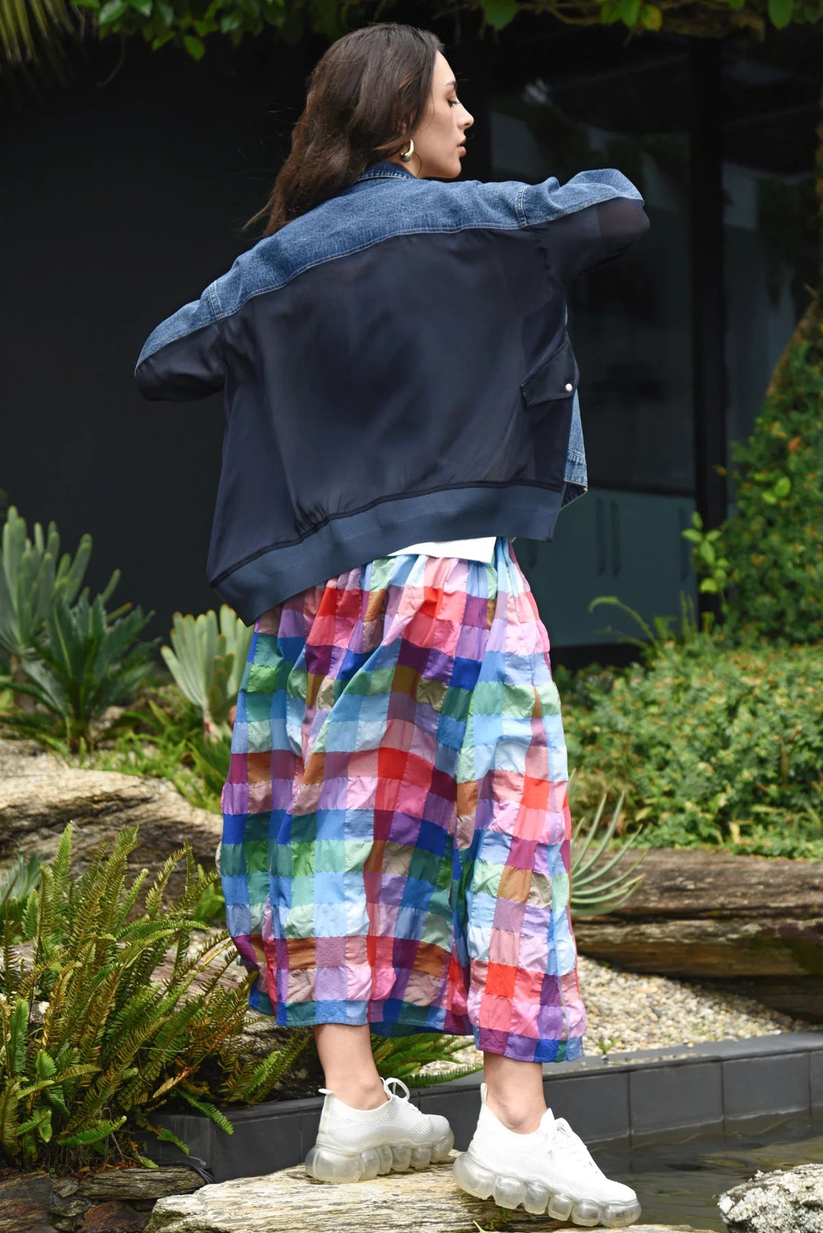COOPER -  FORWARD MOTION SKIRT - GINGHAM