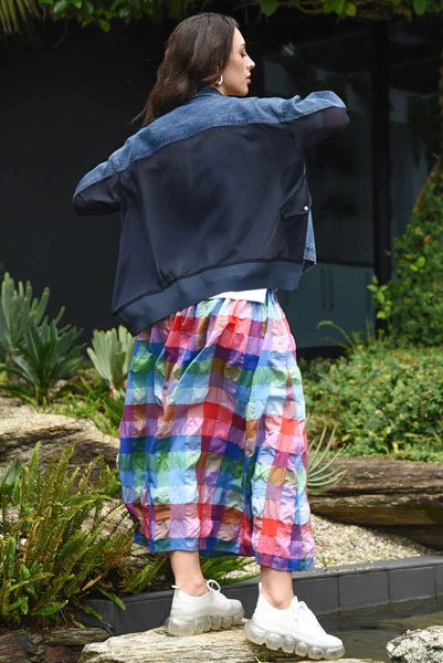 COOPER -  FORWARD MOTION SKIRT - GINGHAM