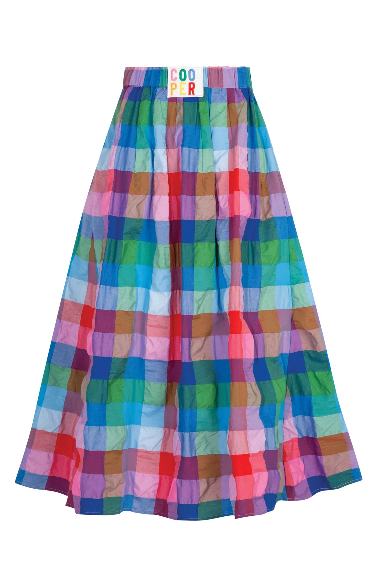 COOPER -  FORWARD MOTION SKIRT - GINGHAM
