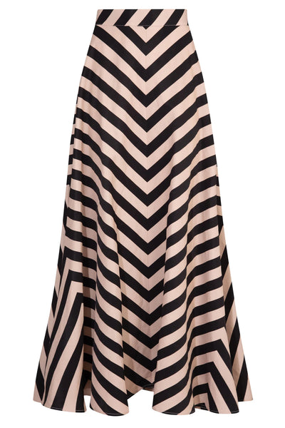COOPER -TOTALLY LINEAR SKIRT - CHERON STRIPE