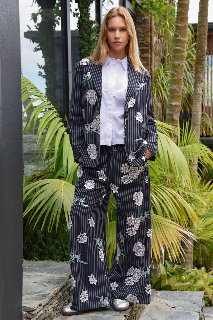 COOPER - SEVILLE STROLLS PANT - SEQUIN PINSTRIPE