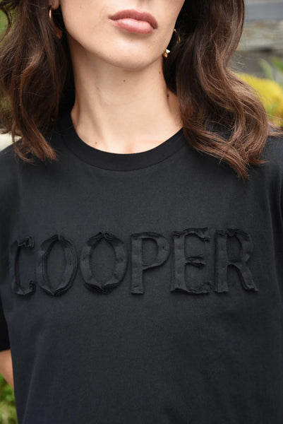 COOPER -  LOVE LETTERS T-SHIRT - BLACK