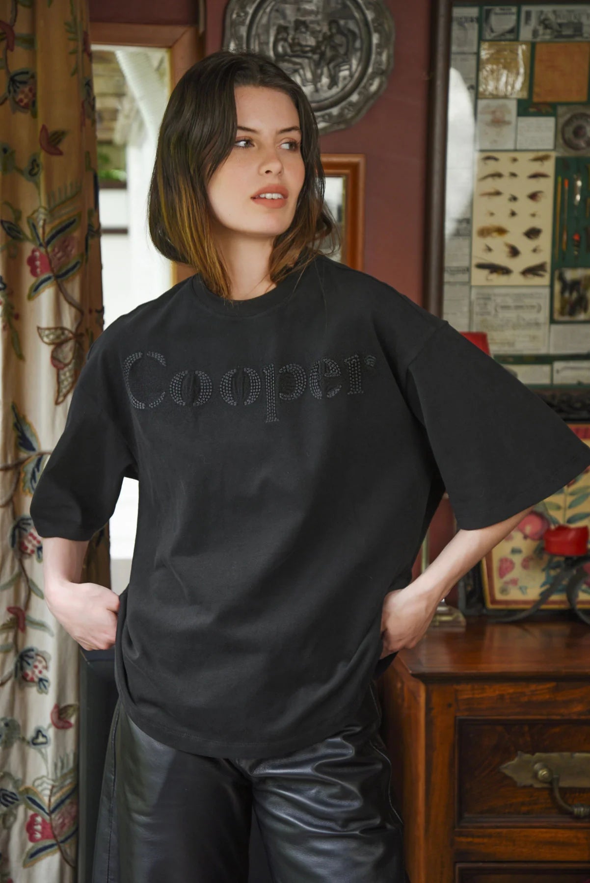 COOPER - CRAFTED BY COOPER T-SHIRT - BLACK