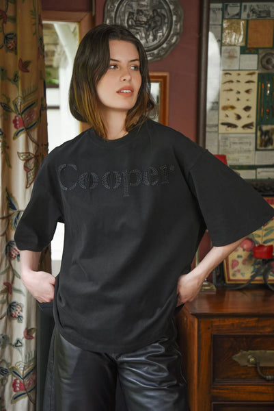 COOPER - CRAFTED BY COOPER T-SHIRT - BLACK