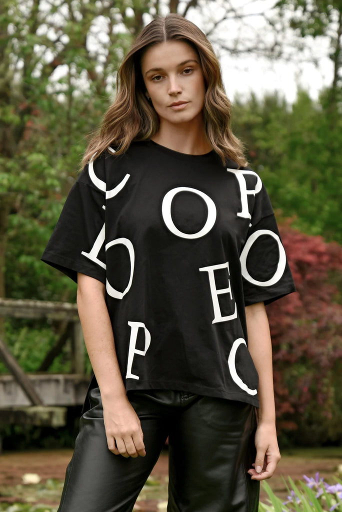 COOPER - NAME OF THE GAME T-SHIRT - BLACK