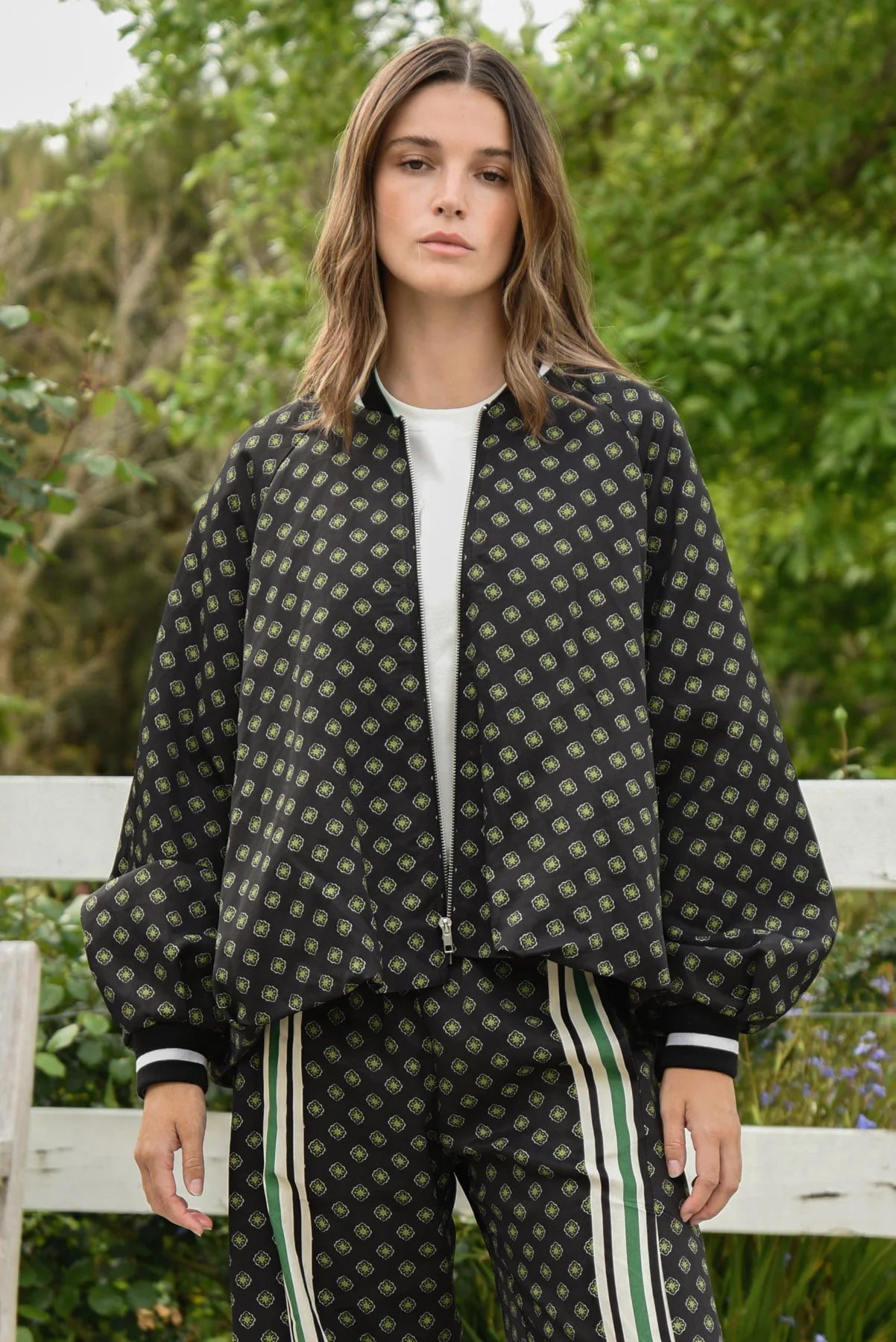 COOPER - FLOWERBOMB JACKET - BLACK MULTI