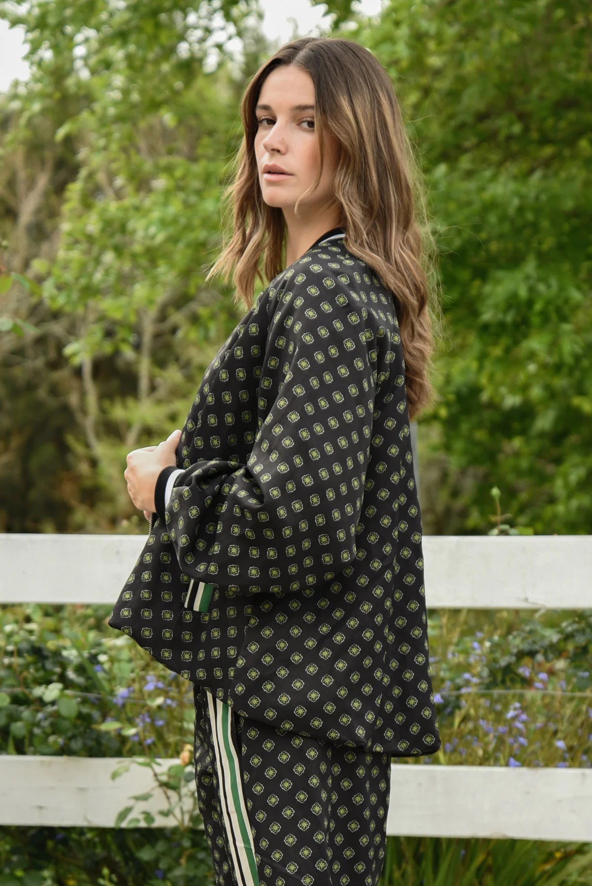 COOPER - FLOWERBOMB JACKET - BLACK MULTI