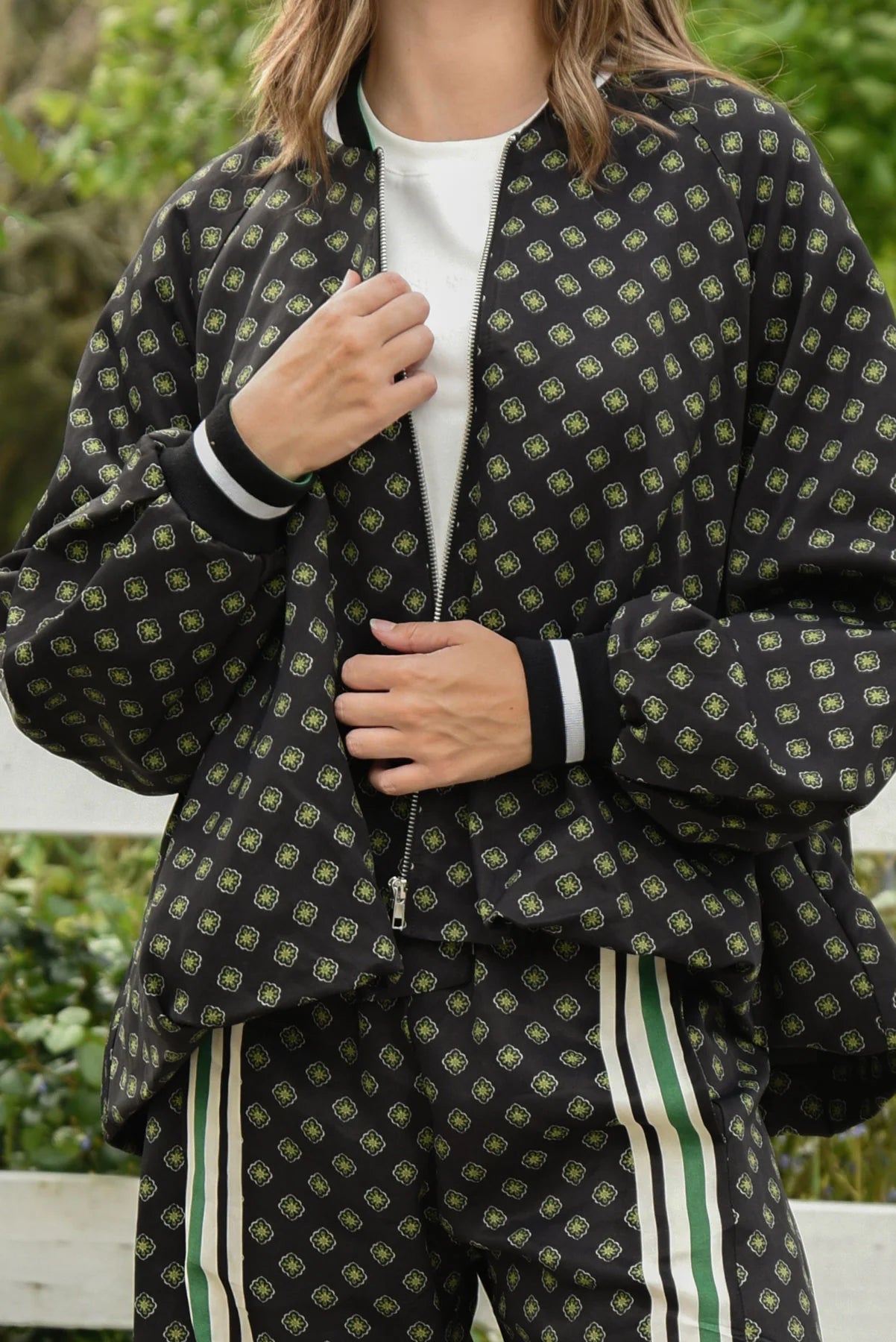 COOPER - FLOWERBOMB JACKET - BLACK MULTI