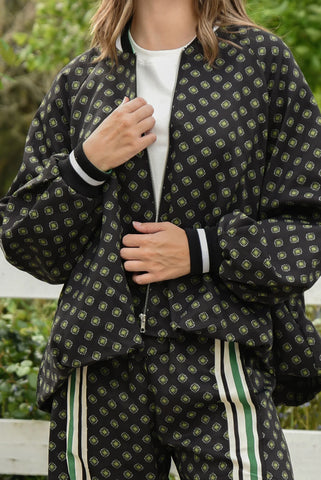 COOPER - FLOWERBOMB JACKET - BLACK MULTI