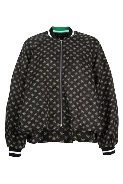 COOPER - FLOWERBOMB JACKET - BLACK MULTI
