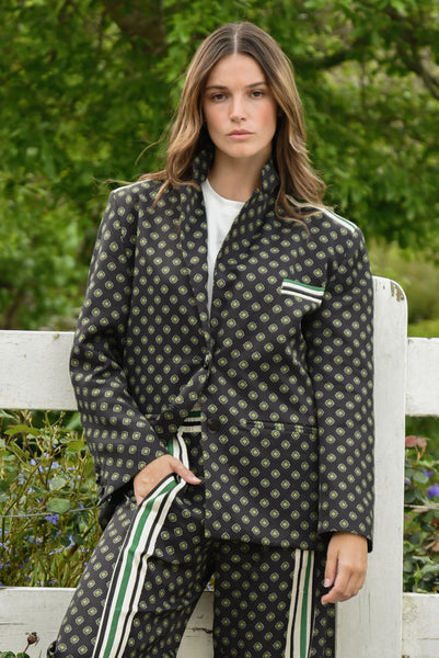 COOPER - KEEP IT BLAZING JACKET - BLACK MULTI