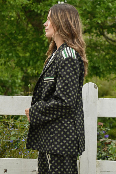 COOPER - KEEP IT BLAZING JACKET - BLACK MULTI