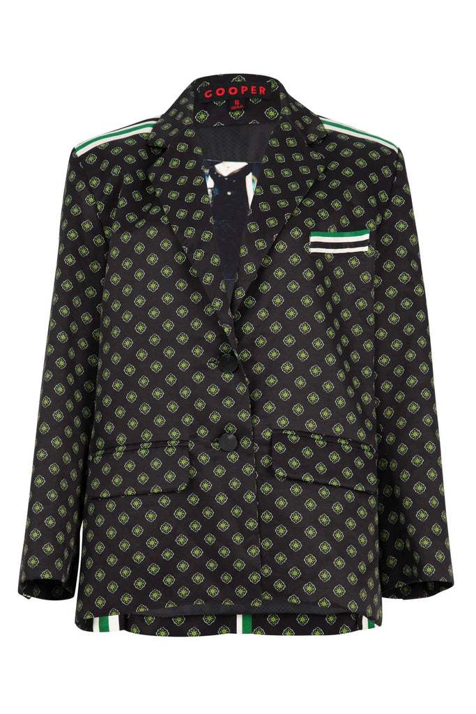 COOPER - KEEP IT BLAZING JACKET - BLACK MULTI