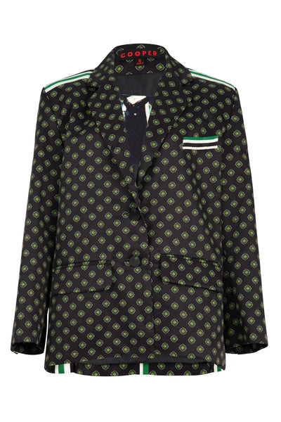 COOPER - KEEP IT BLAZING JACKET - BLACK MULTI