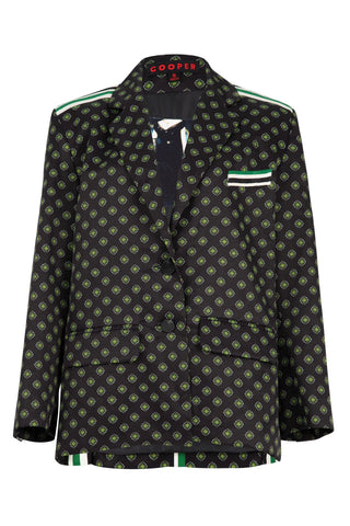 COOPER - KEEP IT BLAZING JACKET - BLACK MULTI