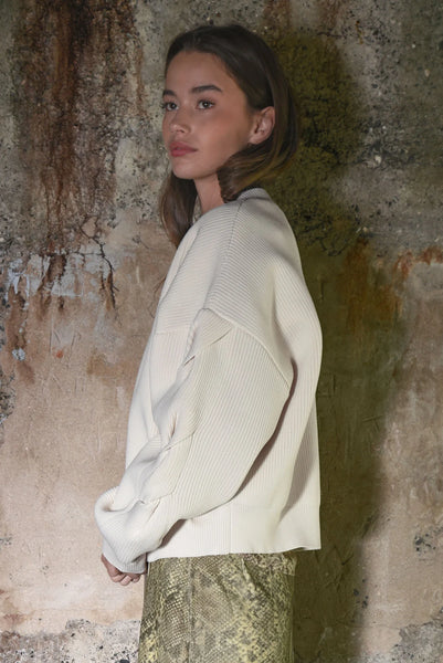 COOP - TWIST & SHOUT CARDIGAN - CREAM