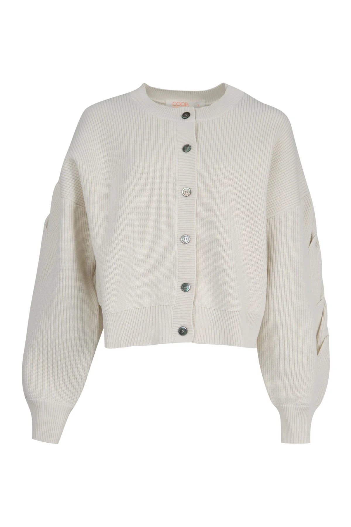 COOP - TWIST & SHOUT CARDIGAN - CREAM