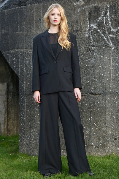 COOP - WIDE APPEAL TROUSER - BLACK