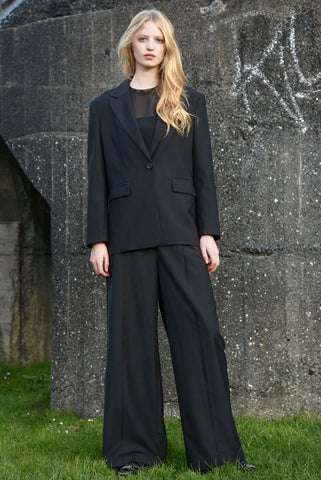 COOP - WIDE APPEAL TROUSER - BLACK