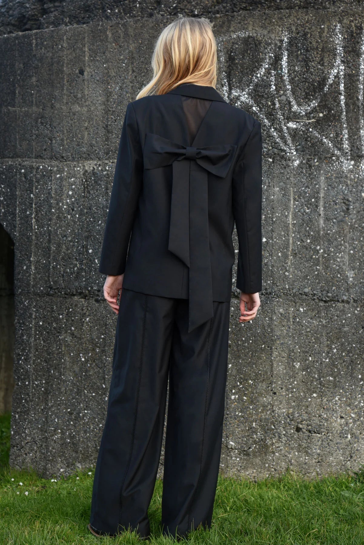 COOP - WIDE APPEAL TROUSER - BLACK