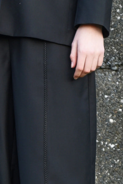 COOP - WIDE APPEAL TROUSER - BLACK