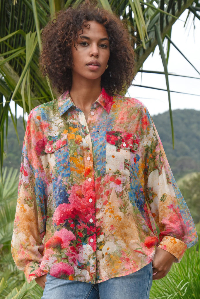 COOP - BLOOM THERE DONE THAT SHIRT - FLORAL