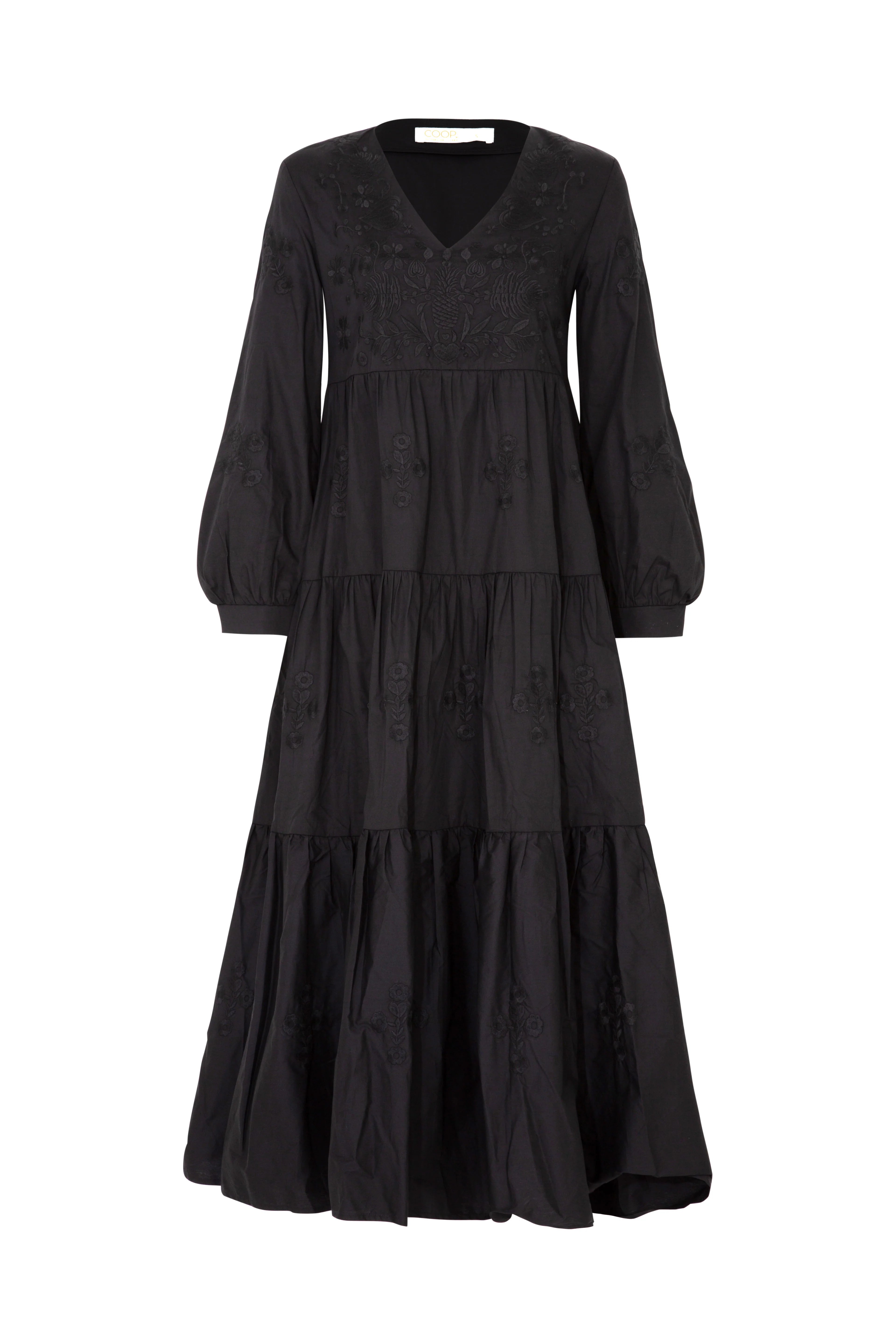 10.COOP - STITCH HIKER DRESS - BLACK