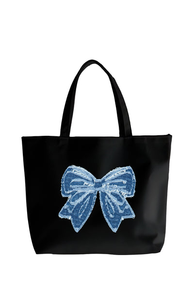 COOP - THE BOLD & THE BOWITUL BAG - BLACK & DENIM