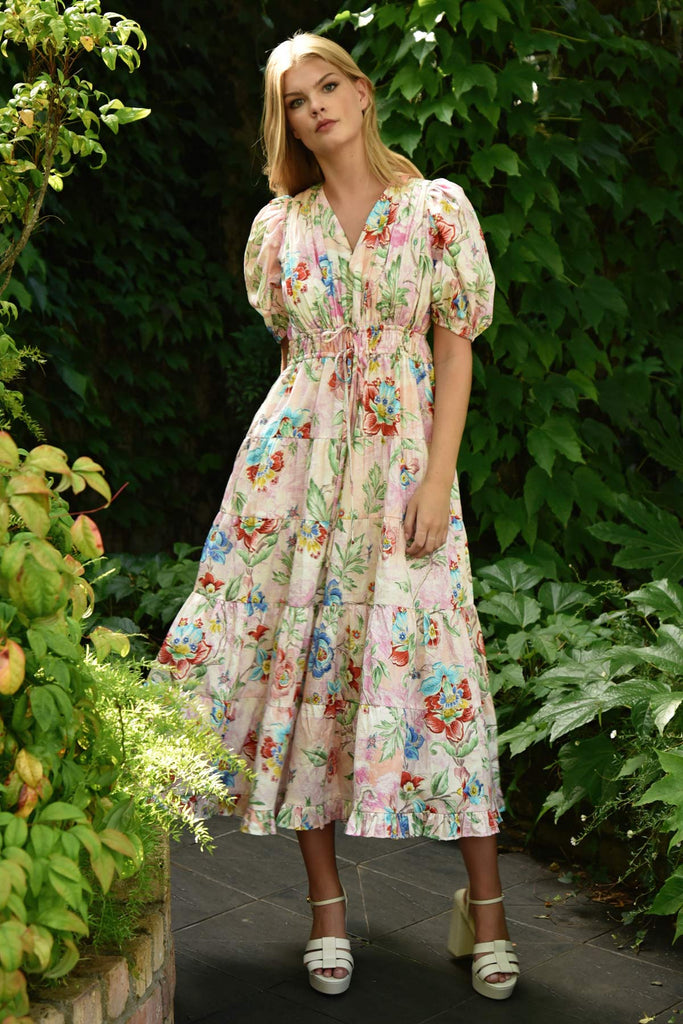 COOP - RUCHE AROUND DRESS - PINK