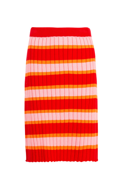 COOP - BETWEEN THE LINES SKIRT - PINK STRIPE